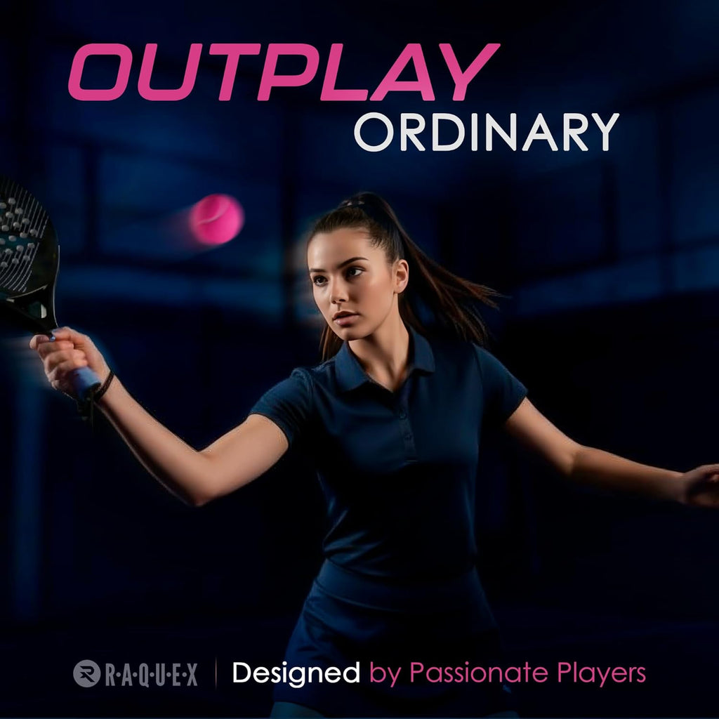 (TTS) P&P's Elite Pink Padel Balls - 3, 6, 9 or 120 Balls - For All Court Surfaces (Unlisted)