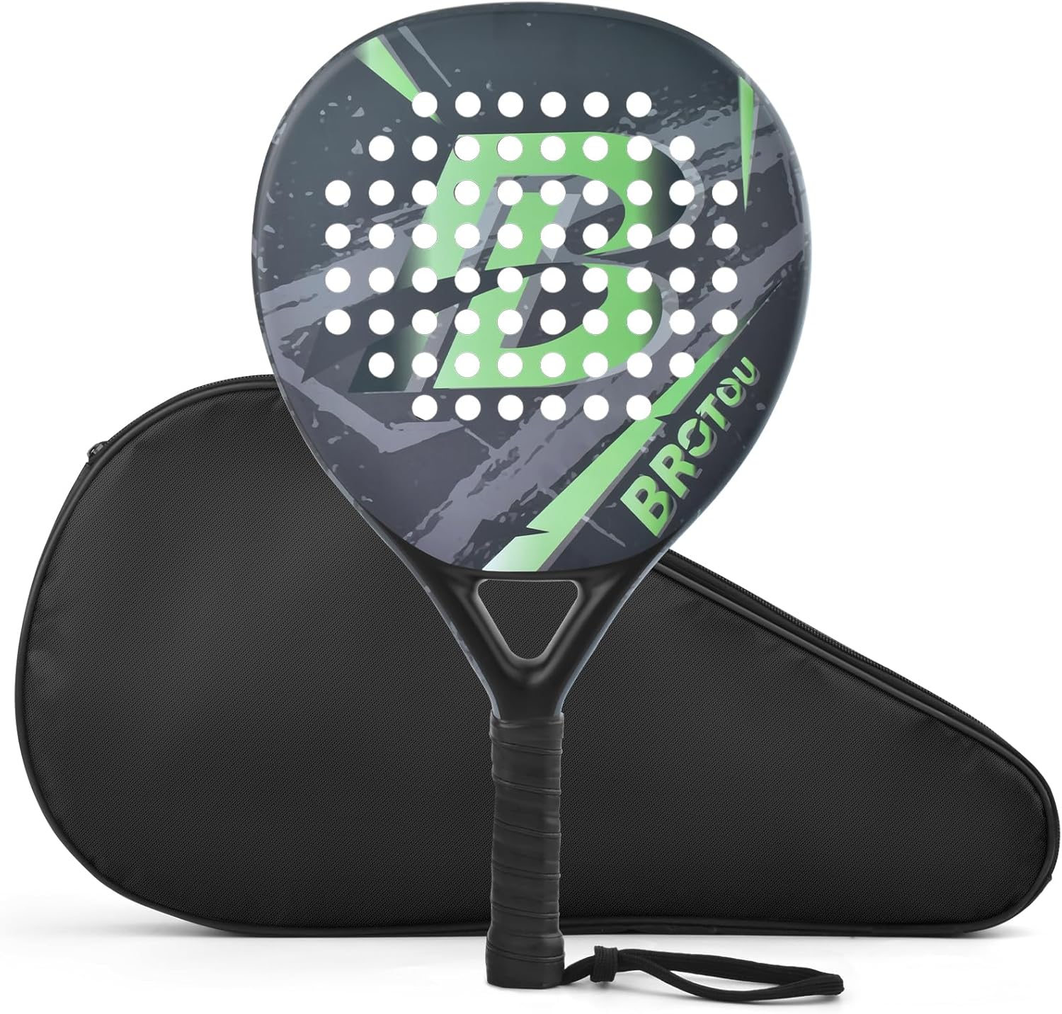 BTO Padel Tennis Racket Carbon Fiber Surface with EVA Memory Foam Core